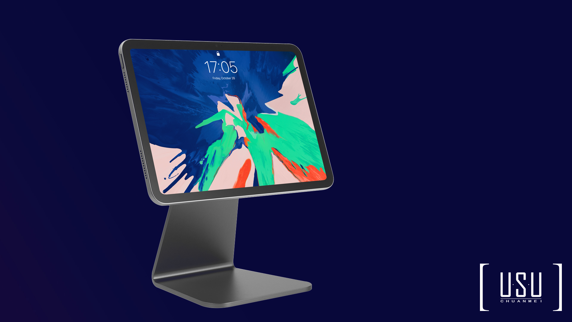 Supporto Magnetico Per IPad 10a Gen E 11'' - Regolabile, In Alluminio, Per Scrivania (Grigio) - Foto 7