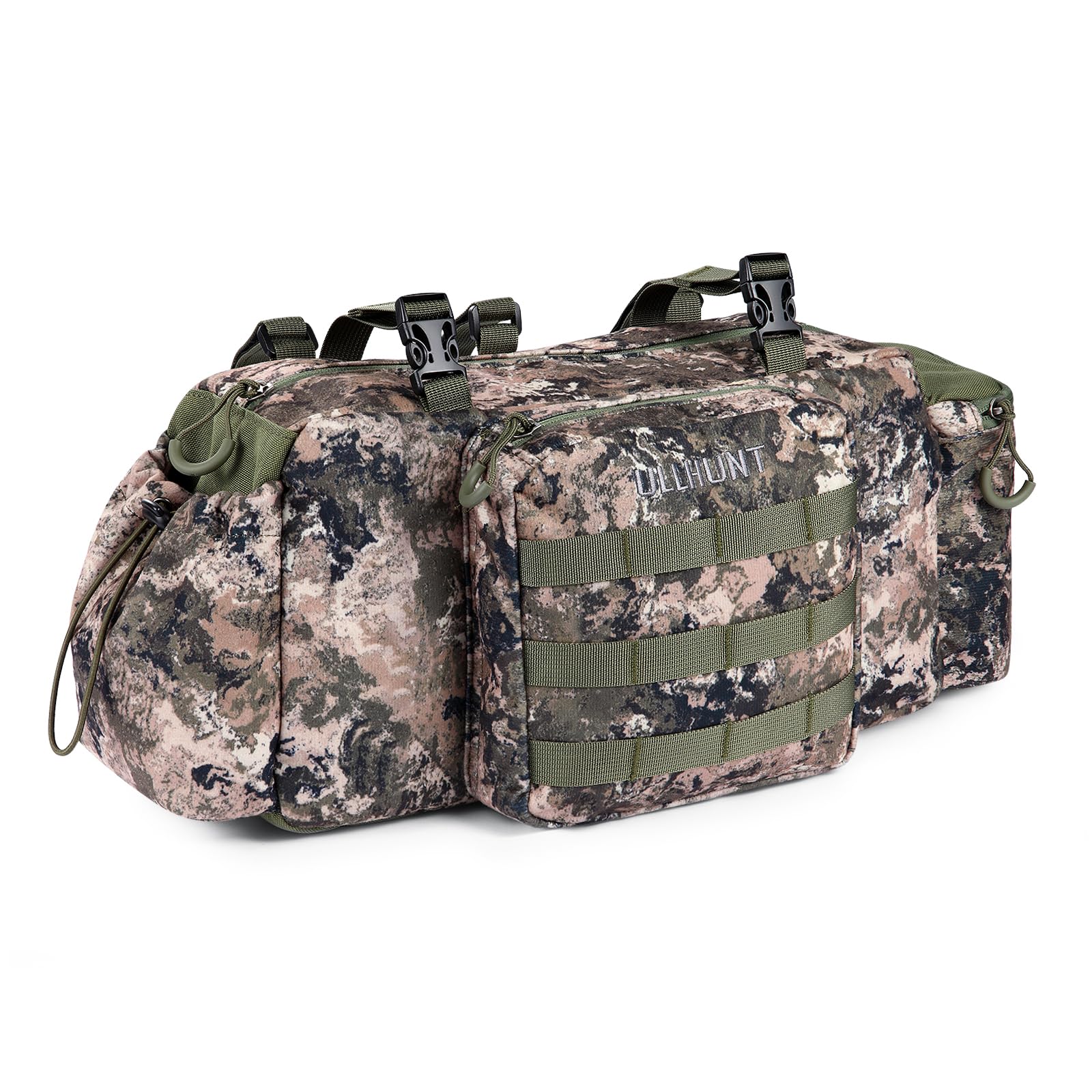 UIIHUNT Treestand - Bolsa de almacenamiento frontal, accesorios de soporte para árbol para caza, accesorios de árbol, accesorios de soporte de árbol, camuflaje