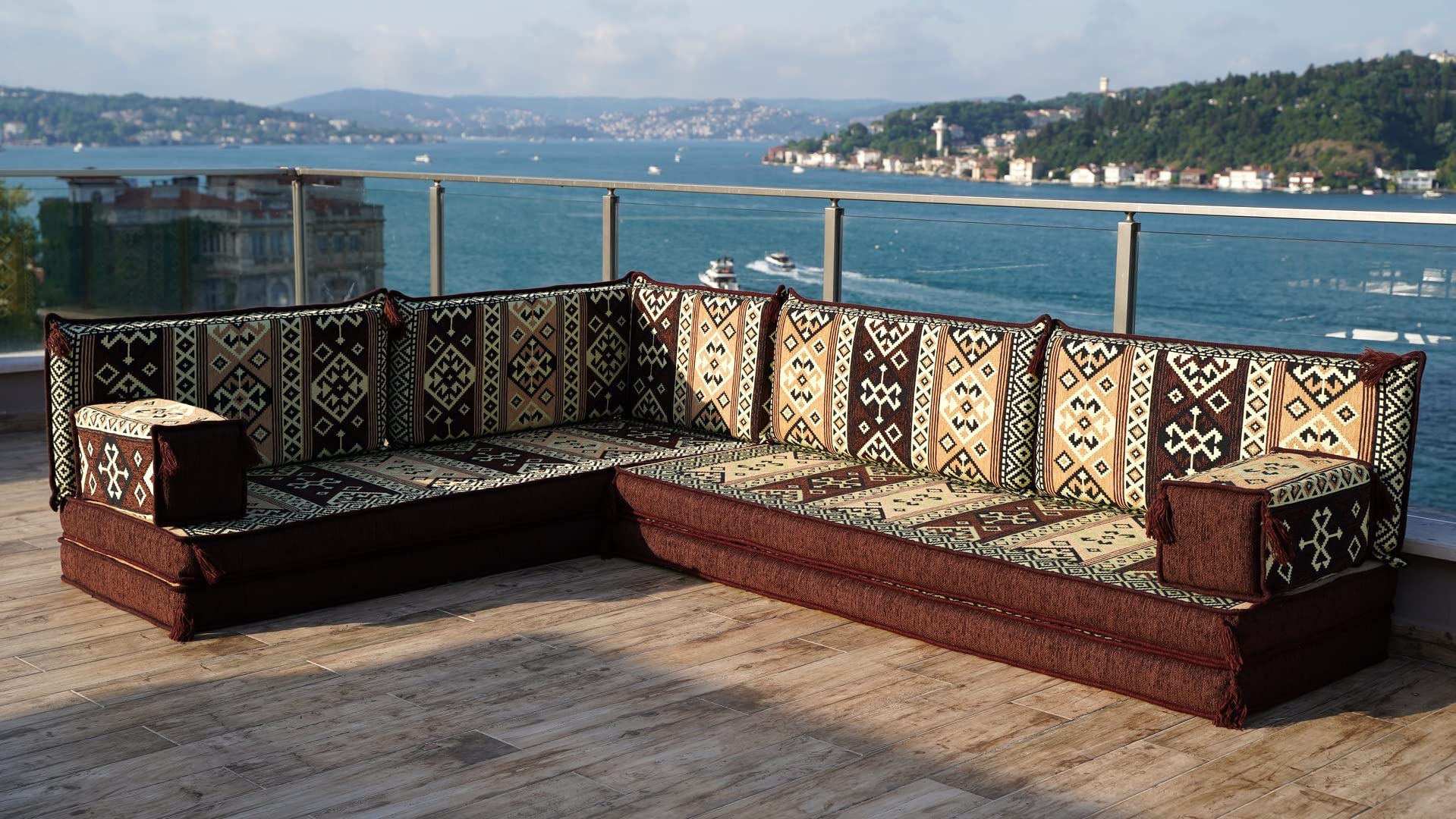 Buy Arabic Corner Sofa, Arabic Majlis, Turkish Floor Seating Set, Patio