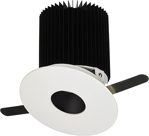 WAC Lighting HR-3LED-T618S-27WT Tesla - Borde redondo LED de 3 pulgadas, ángulo de haz de 15 grados, luz cálida 2700K