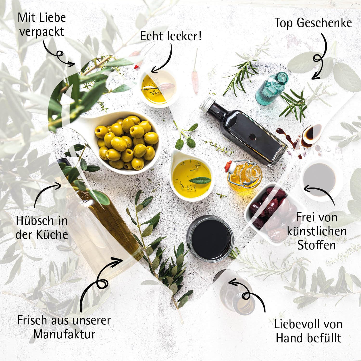 Hallingers Genuss Manufaktur Gourmet-Essig Geschenk - für Salate, Getränke & Speisen in wertiger Geschenkflasche "No. 5" 3% Säure Cranberry-Balsam, Geschenkidee für Frauen Männer
