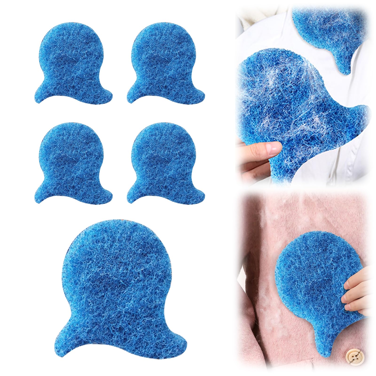 Pet Hair Remover Balls for Washing Machine, 2025 New Update Dog Hair Remover for Laundry, Reusable Hair and Lint Catcher, Wet and Dry Use Pet Hair