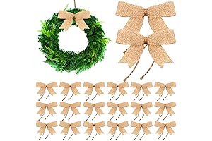 Tiny Burlap Christmas Tree Ornaments: A Holiday Bow-tique Treat