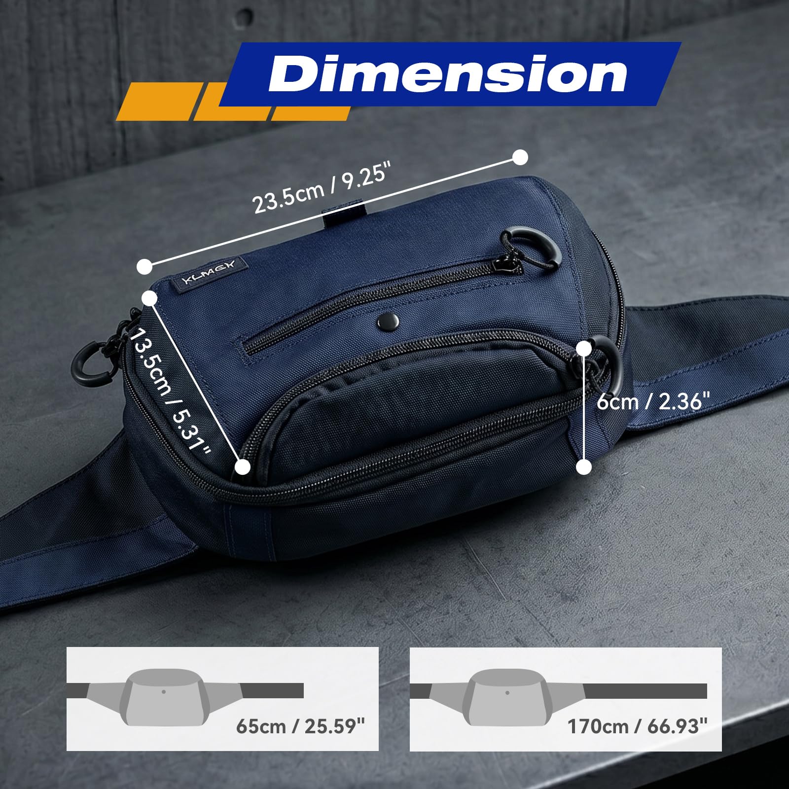 AGPTEK Marsupio tattico per uomini e donne, compatto CCW Marsupio con fondina regolabile, marsupio da 2 L, per viaggi, escursionismo, corsa, pesca, EDC e uso quotidiano