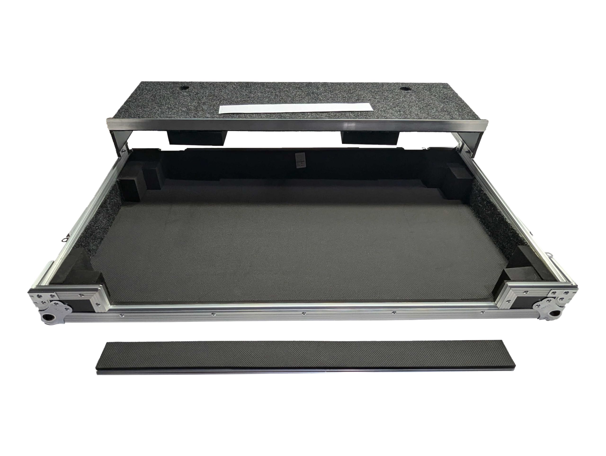 Harmony Audio Cases HCDJOPUSQUADWLT DJ Flight Case Compatible with Pioneer OPUS-QUAD Includes Laptop Shelf, Wheels and Velcro Sticker Strip to Secure Laptop - Black