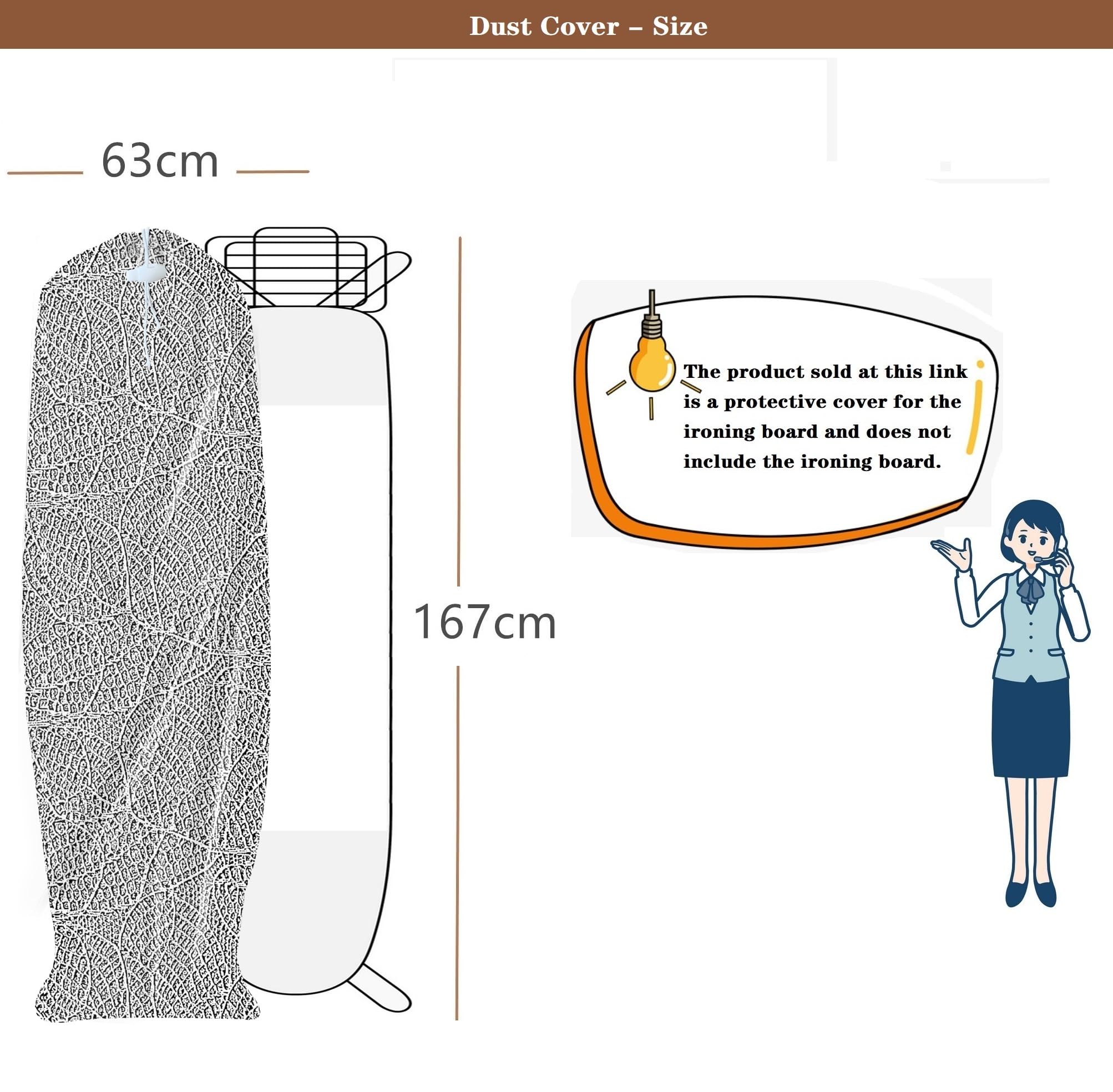 Laundryspecialist 1 Laagse Strijkplankhoes - Maat S/M Voor Een Breedte Van 30 Tot 43 Cm En Een Lengte Van 100 Tot 126 Cm