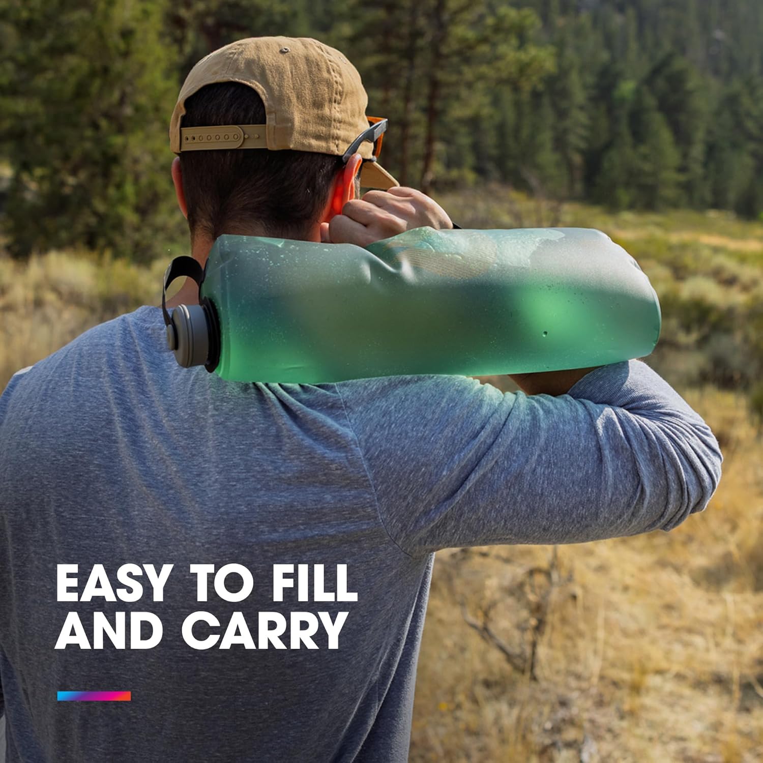 Collapsible Camping Water Storage (2L, 3L, 4L, 6L, 10L) - BPA & PVC Free, Hydration Reservoir Bag, Leak Proof - Image 3