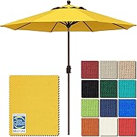 Vista 27 de EliteShade Paraguas de mercado para patio, sombrilla de mesa al aire libre con ventilación y 10 años que no se decolora