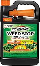 Spectracide Weed Stop For Lawns Plus Crabgrass Killer, 1 Gallon, Ready-To-Use Formula Kills More Than 470 Types Of Weeds As Listed Including Dandelion, Chickweed, Clover, Crabgrass And Yellow Nutsedge