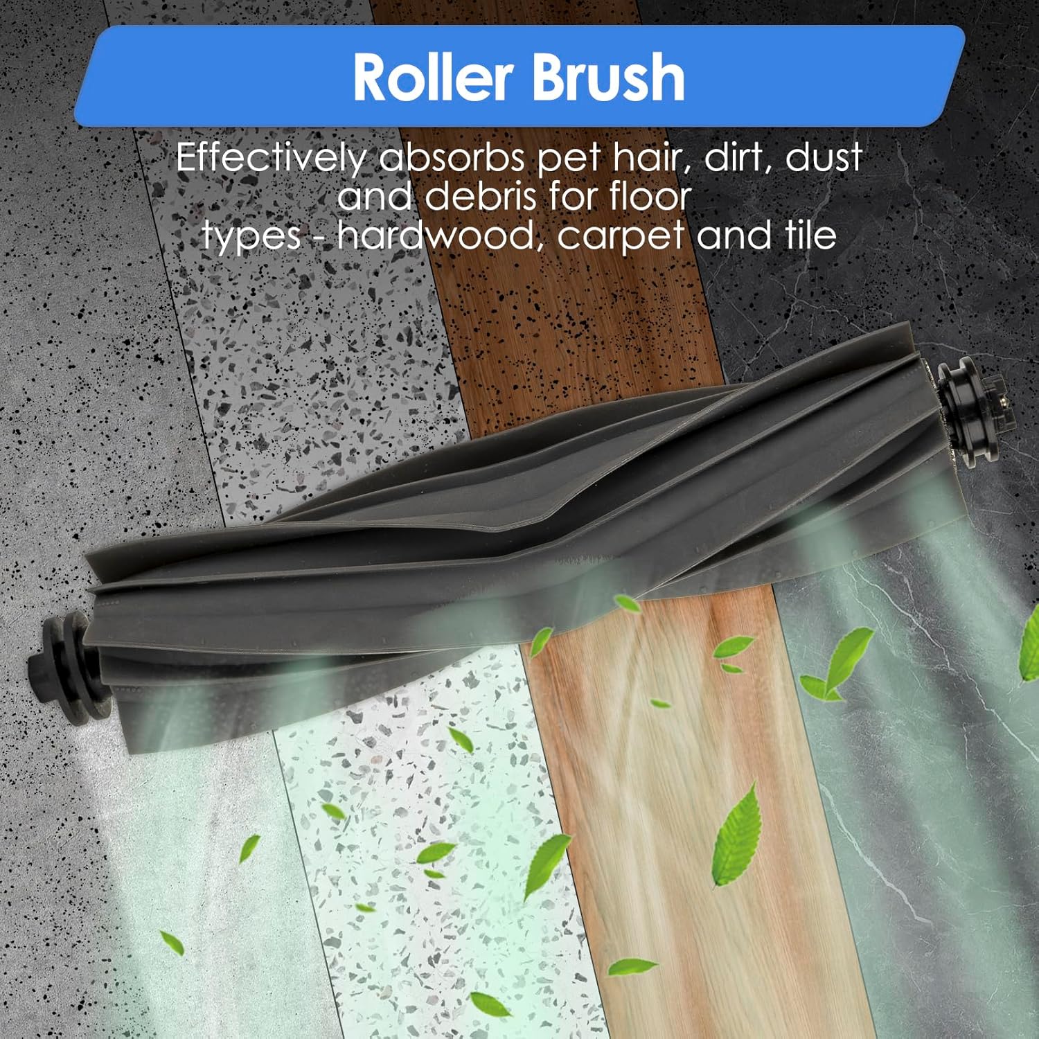 (20 Pack) Replacement Parts Compatible with Mova E40 Ultra Robot Vacuum Cleaner, 2 Roller Brushes, 6 Mop Pads, 4 HEPA Filters, 4 Dust Bags, 4 Side Brushes, E40 Ultra Accessories Kit