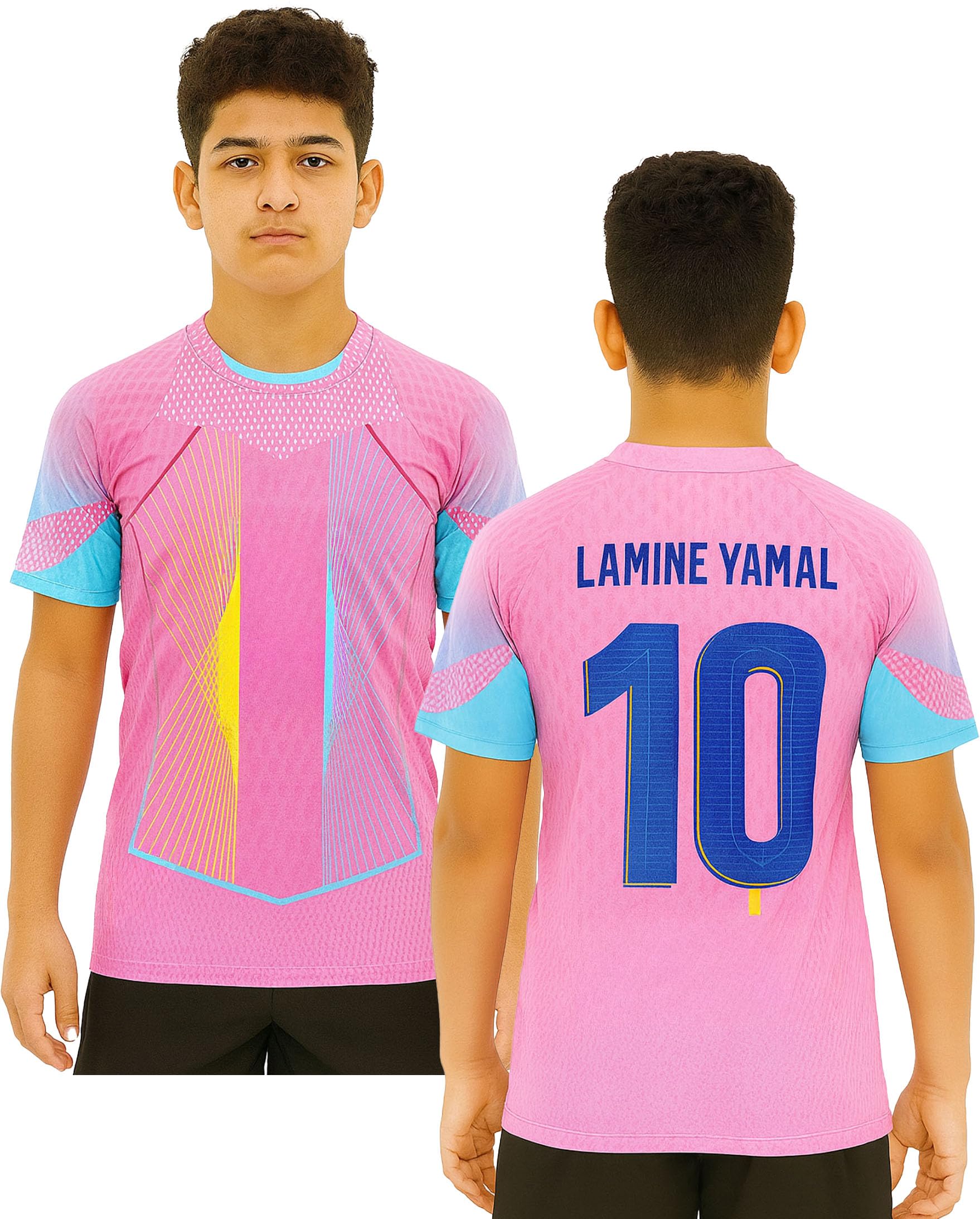 Barcce Yamal 2026 Football Jerssey for Boys | Lamine Yamal Soccer