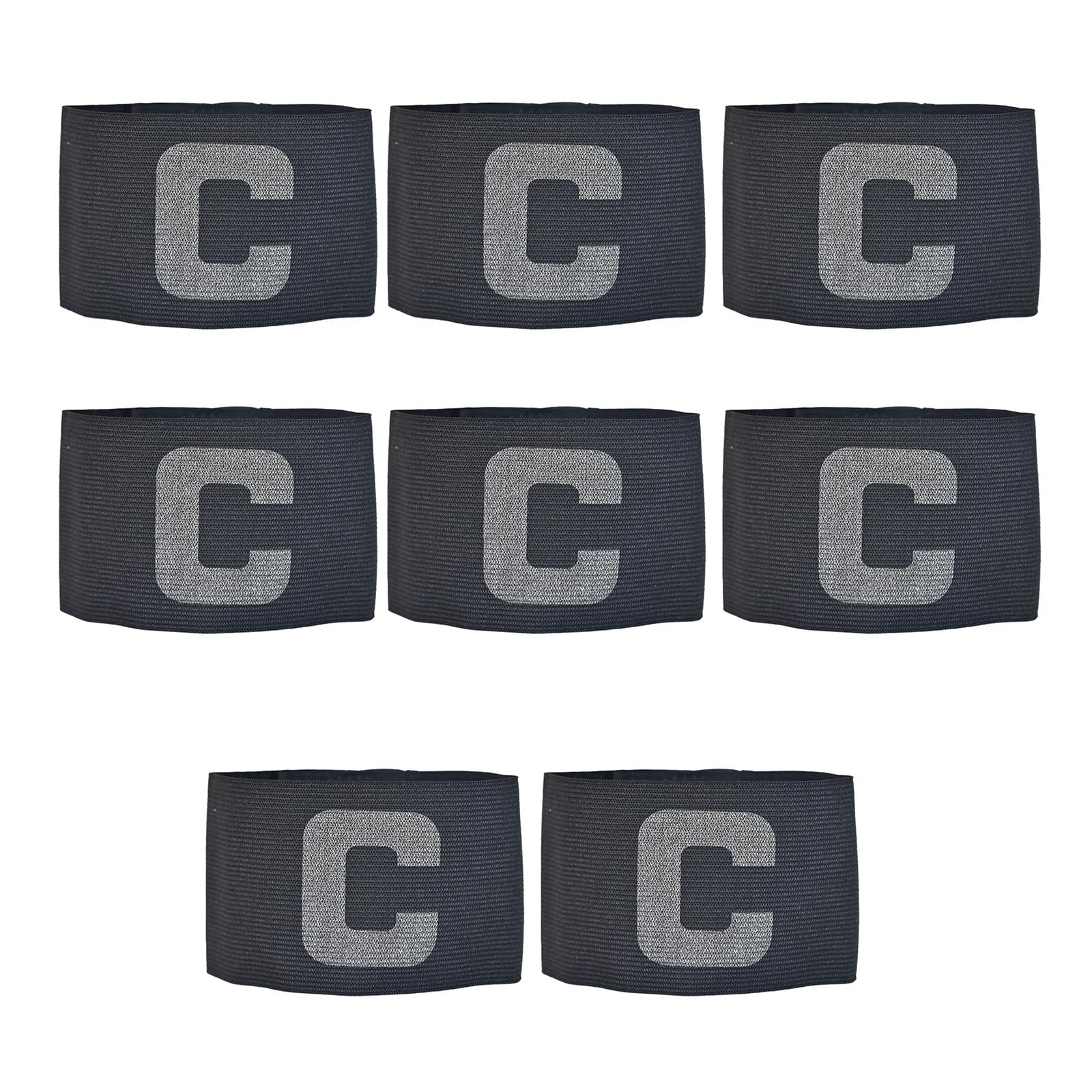 Buxuaaaa 8Pcs Adjustable Elastic Captain Armband Basketball Player Bands Football Player Captain ArmBands for Adult and Youth Adjustable Elastic Sport