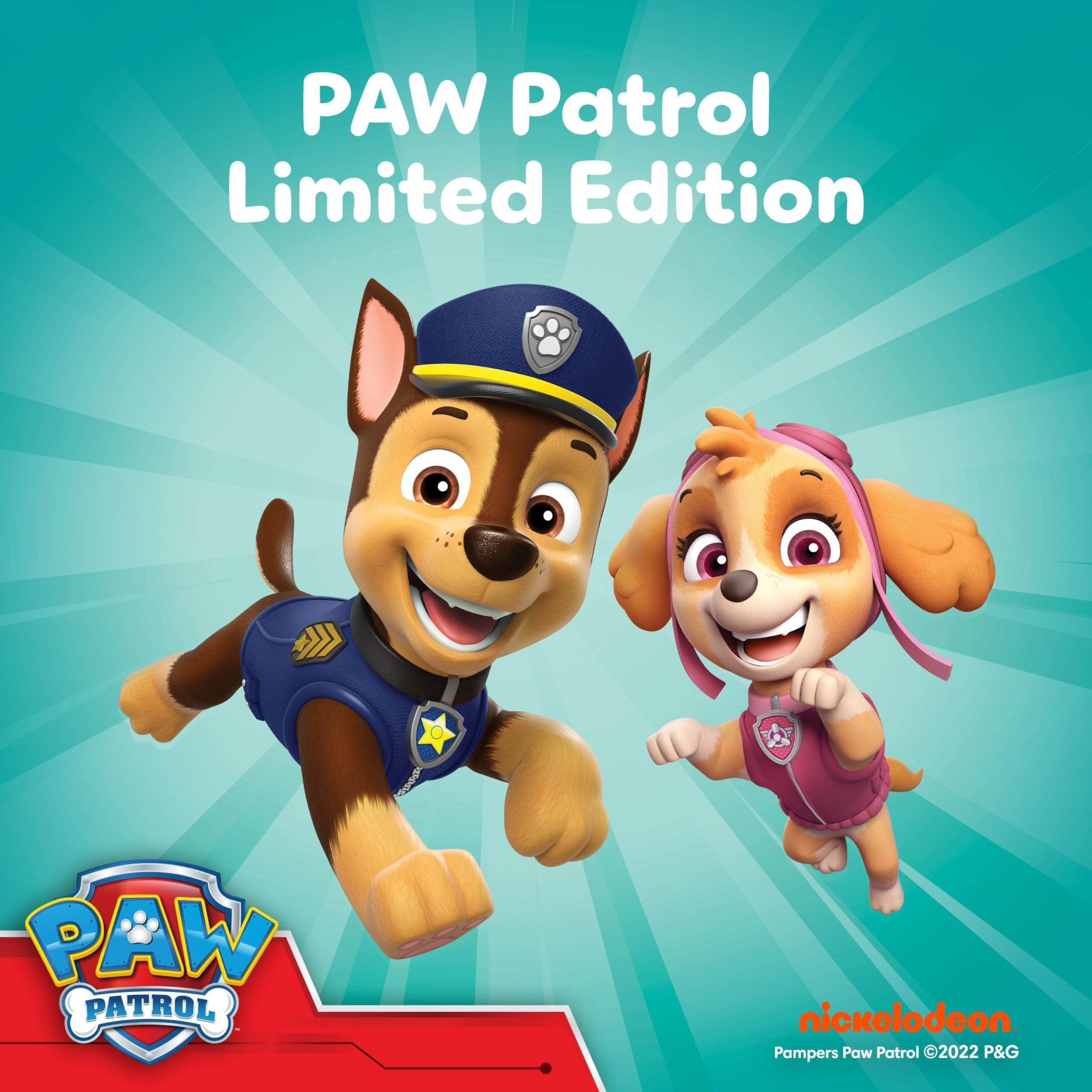 Pampers Baby-Dry Pants Paw Patrol Größe 5, 160 Windeln, 11kg-17kg | Paw Patrol Edition, 360° Passform mit Stop & Schutz System