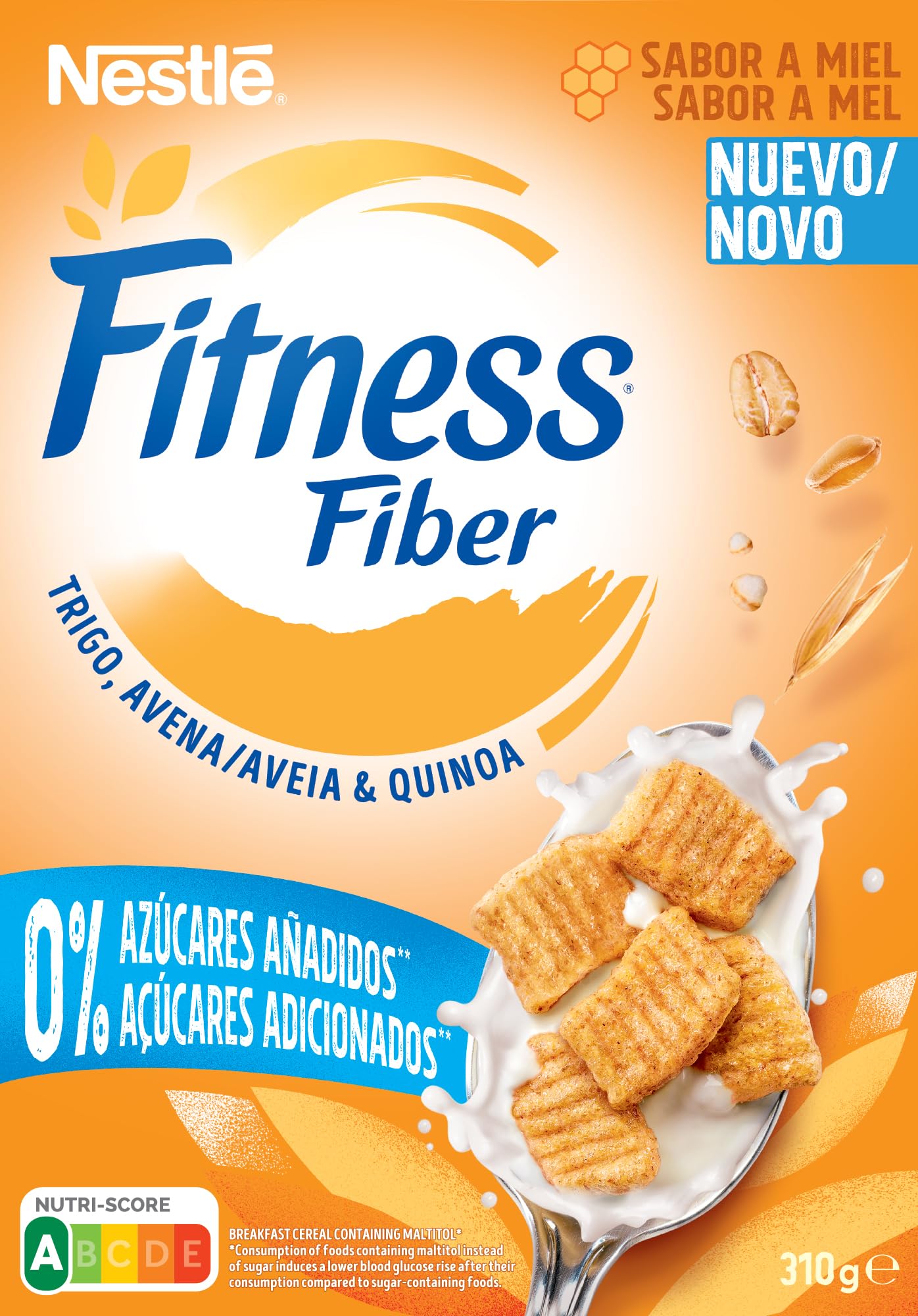 FITNESS Cereales Desayuno con miel y Fibra 310g