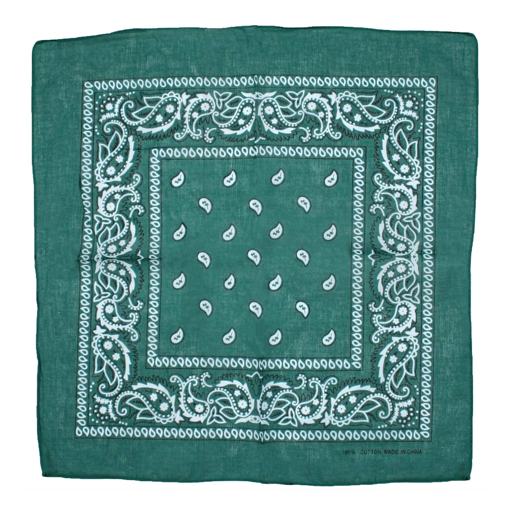 Zac's Alter Ego Retro Vintage Style Cowboy Paisley Bandana/Neckerchief/Durag