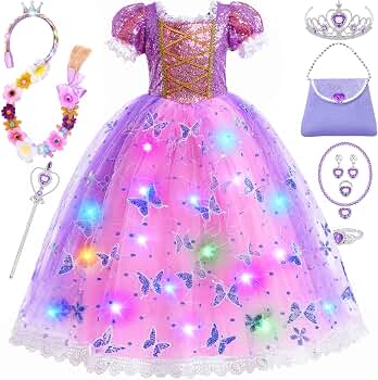 Amazon.com: SVMK 10pcs Girls Princess Costume Light Up Kids