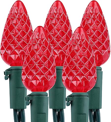 Miniatura 17 de Brizled - Luces facetadas conectables de 120 V con certificación UL, para interiores y exteriores, para decoración de árbol de Navidad, fiestas,