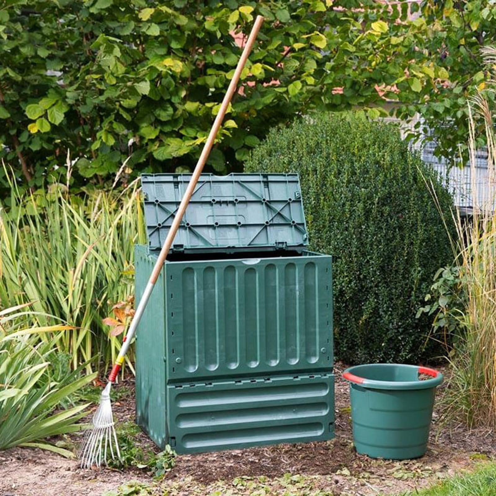 Graf - Compostiera Eco-King da 400 l, colore: Verde