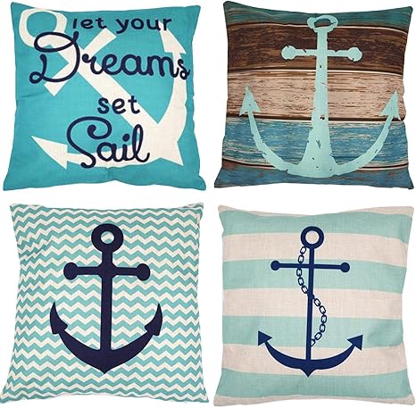 nautical cushions amazon