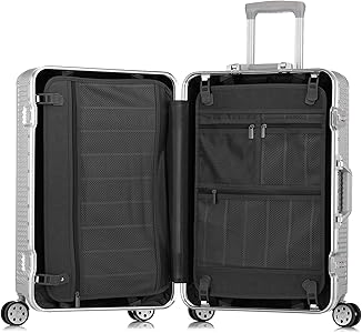 Amazon | (P.I.)スーツケース TSAロック アルミフレーム 海外旅行