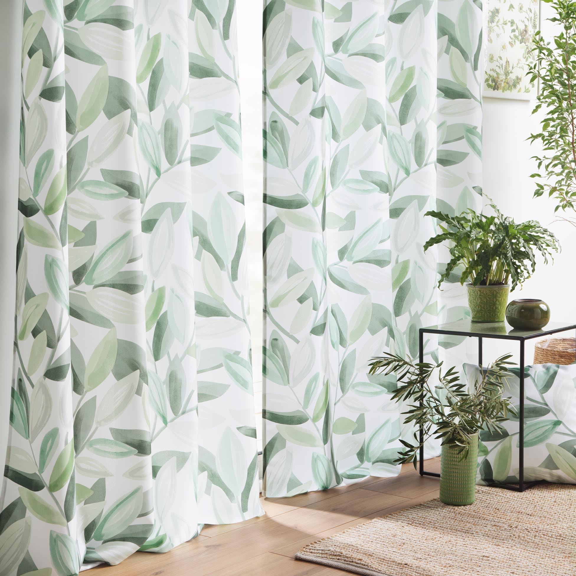 douceur d 'intérieur tenda a occhielli 140 x 280 cm microfibra unita, Poliestere, Grigio, 280 x 140 cm