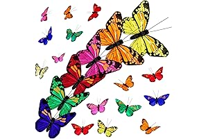 Monarch Butterfly Decorations - Xinnun's Mesmerizing 24-Piece Artificial Butterfly Enchantments