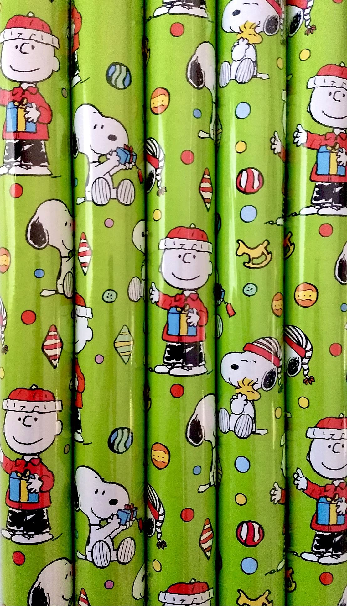 Christmas Wrapping Paper - Large 70 Sq.Ft., Green