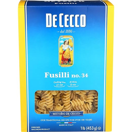 De Cecco, Fusilli #34, 16 Ounce