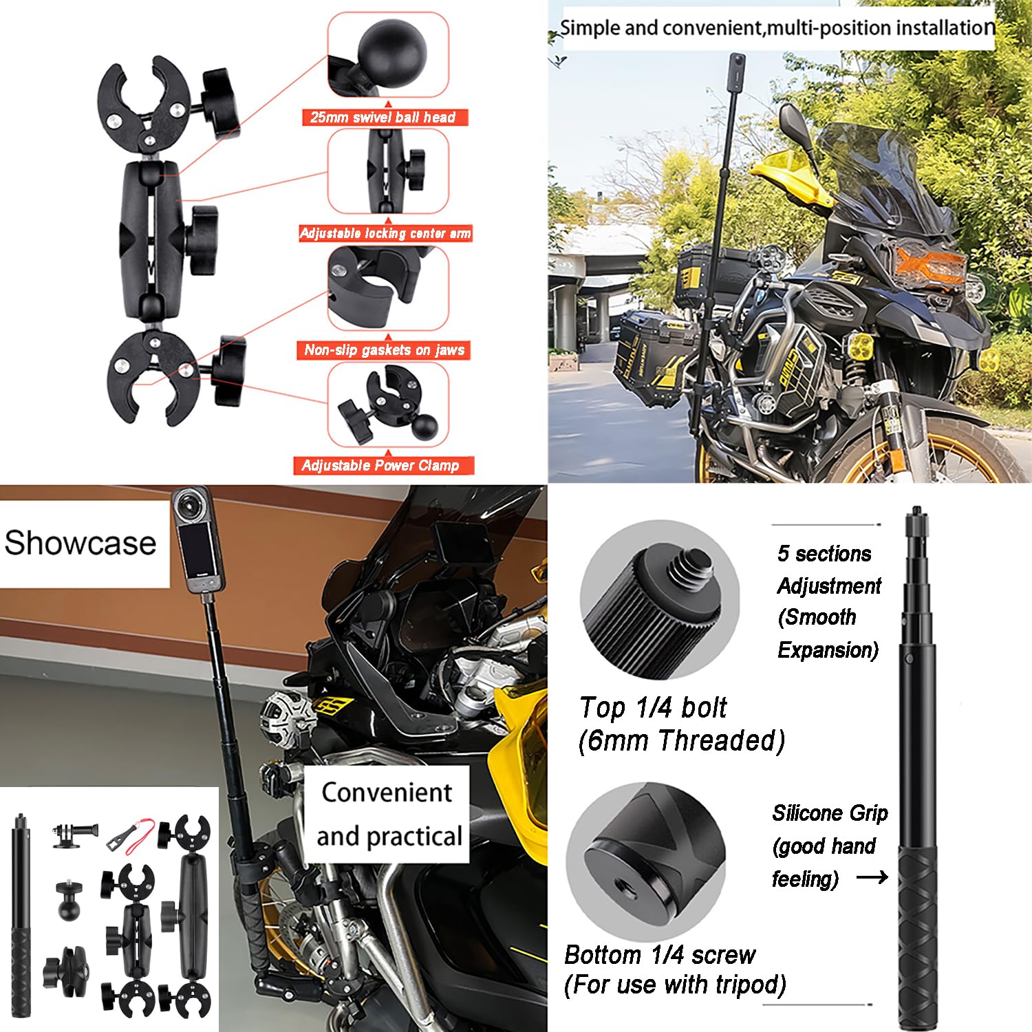 Accessori Insta 360 x4 x3 Motorizzati - Dettaglio