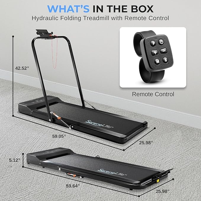 Caminadora Eléctrica Plegable 2 en 1 con Inclinación, 1.5 HP, 12 km/h, Negro miniatura 7