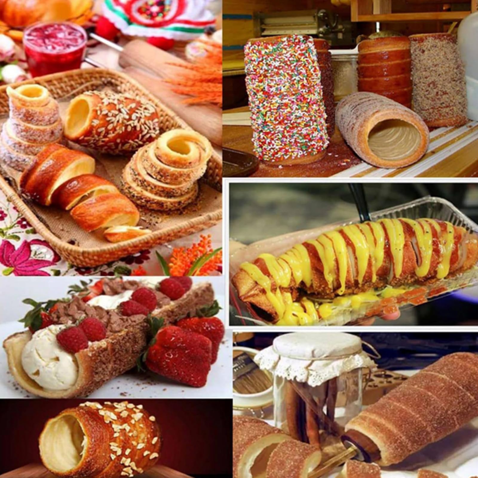 Molde para Horno de panecillos, máquina para Hacer donas, Molde para Horno de panecillos, máquina para Hacer donas de Acero Inoxidable,