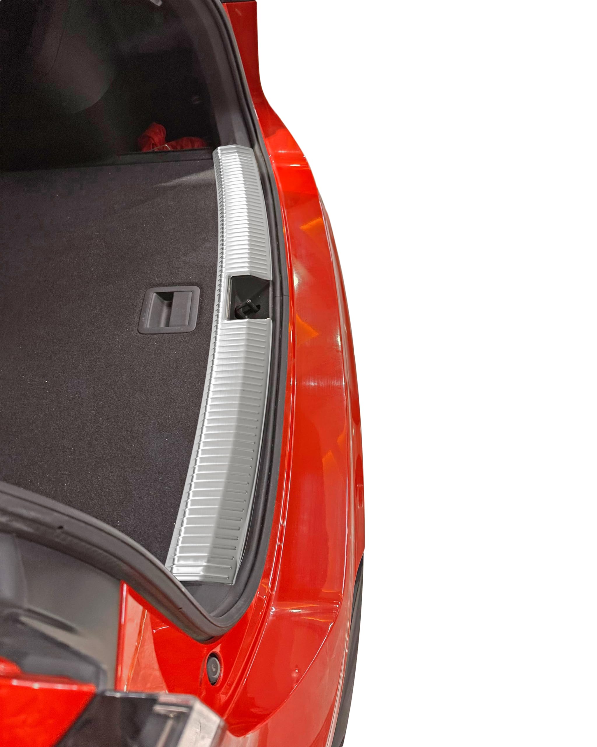 RECAMBO Protector de borde de carga de acero inoxidable interior mate, apto para VW Tiguan III CT1 a partir de 2024, protección contra arañazos, contorno perfecto, acero inoxidable, base de cinta