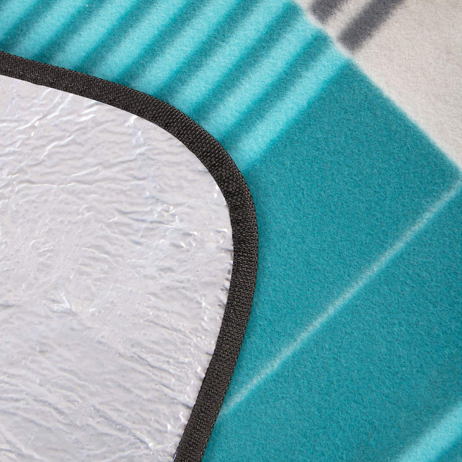 Ferocity Couverture de Pique-Nique Tapis de Plage Tapis étanche Pliable pour Camping Jardin avec des poignées 200 x 200 cm [061]