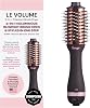 L'ANGE HAIR Le Volume Secador y Cepillo 2 en 1 de Titanio | Control de Frizz para Secado y Peinado | Estilizador de Aire Caliente Voluminizador para Todo Tipo de Cabello | Barril Ovalado | Negro - 60mm 1