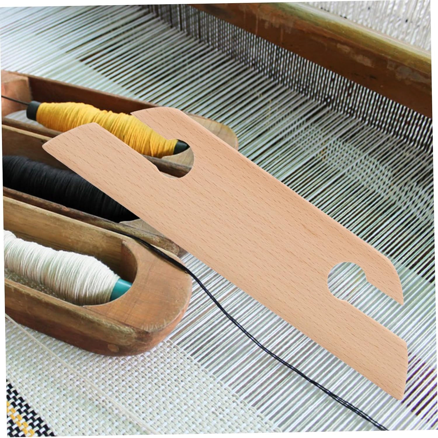 Xmas DIY Weaving Tool Knitting Shuttle Wooden Loom for Beginners