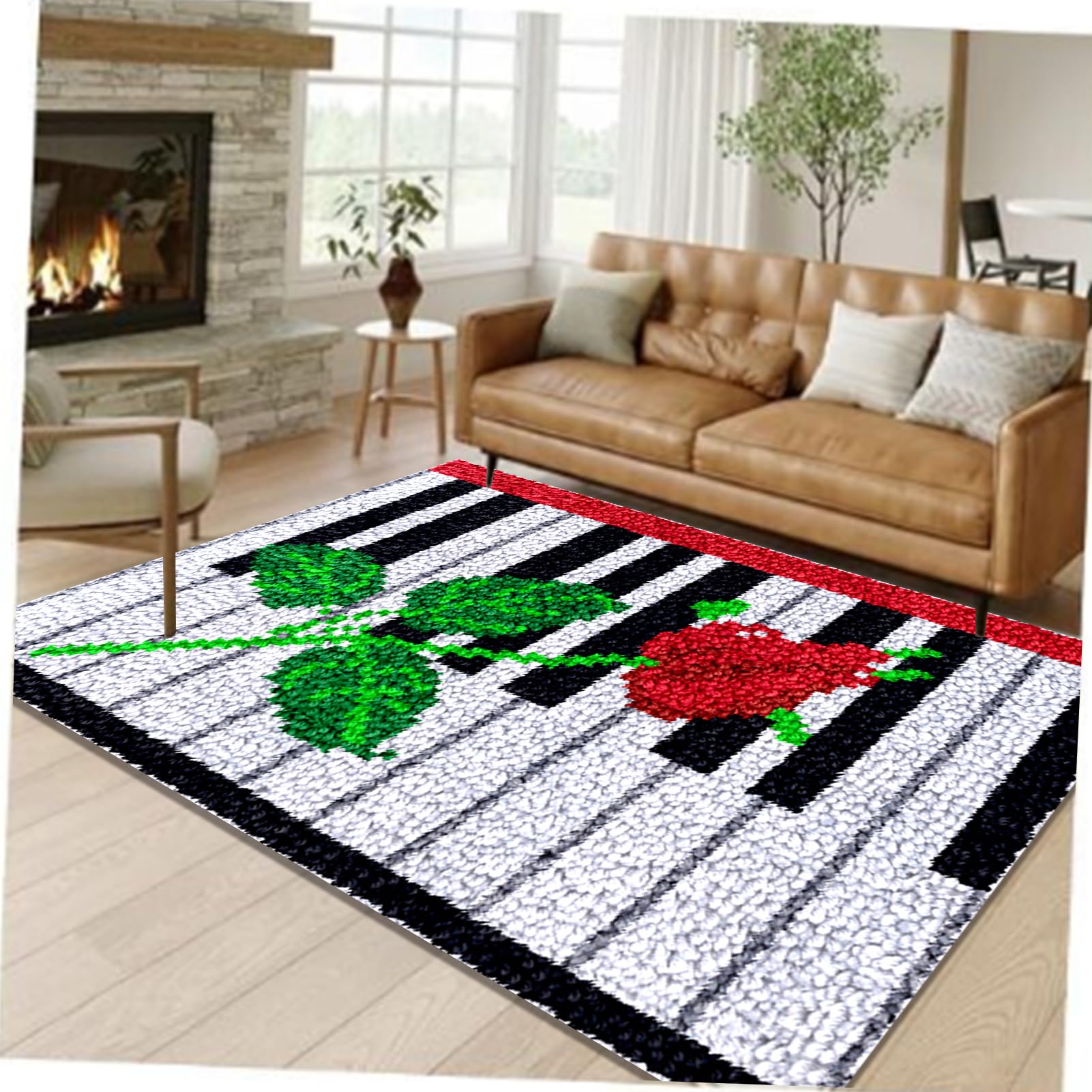 80 x 115 cm zestaw dywaników z haczykiem zatrzaskowym, zestaw do robienia dywanów, zestawy do wyciskania dywaników, zestawy dywaników do haftu krzyżykowego, zestawy do robienia dywanów