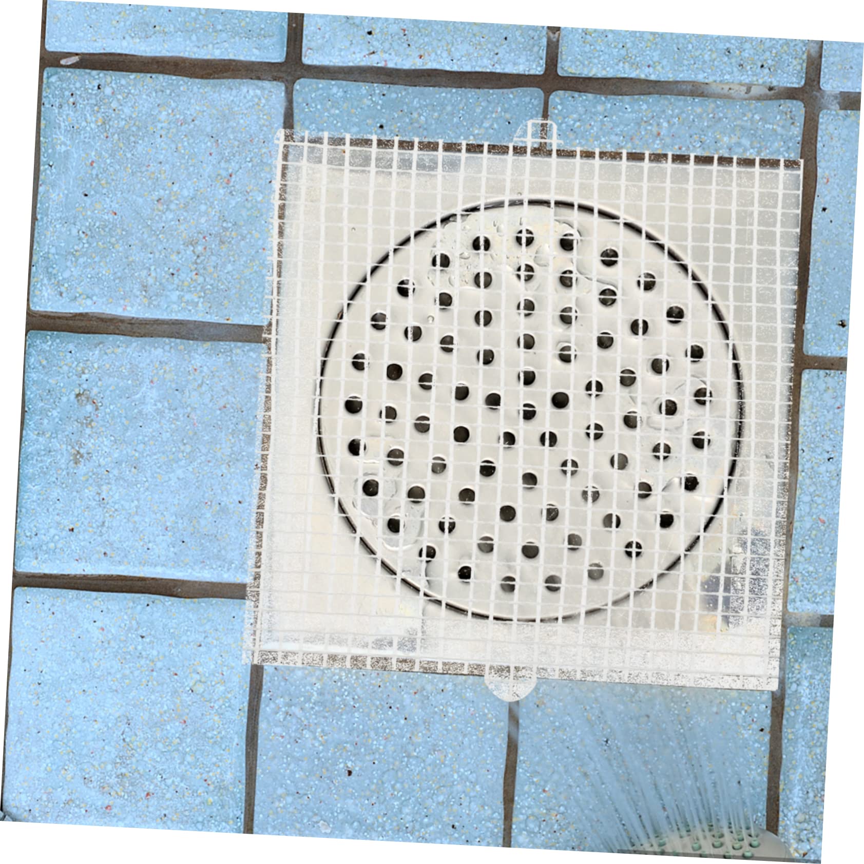 Angoily 120piezas Adhesivos Antibloqueo para Drenaje De Ducha Filtros De Pelo y Residuos Pegatinas De Protección para Desagües y Cocina De Efecto Anticorrosivo y Instalación