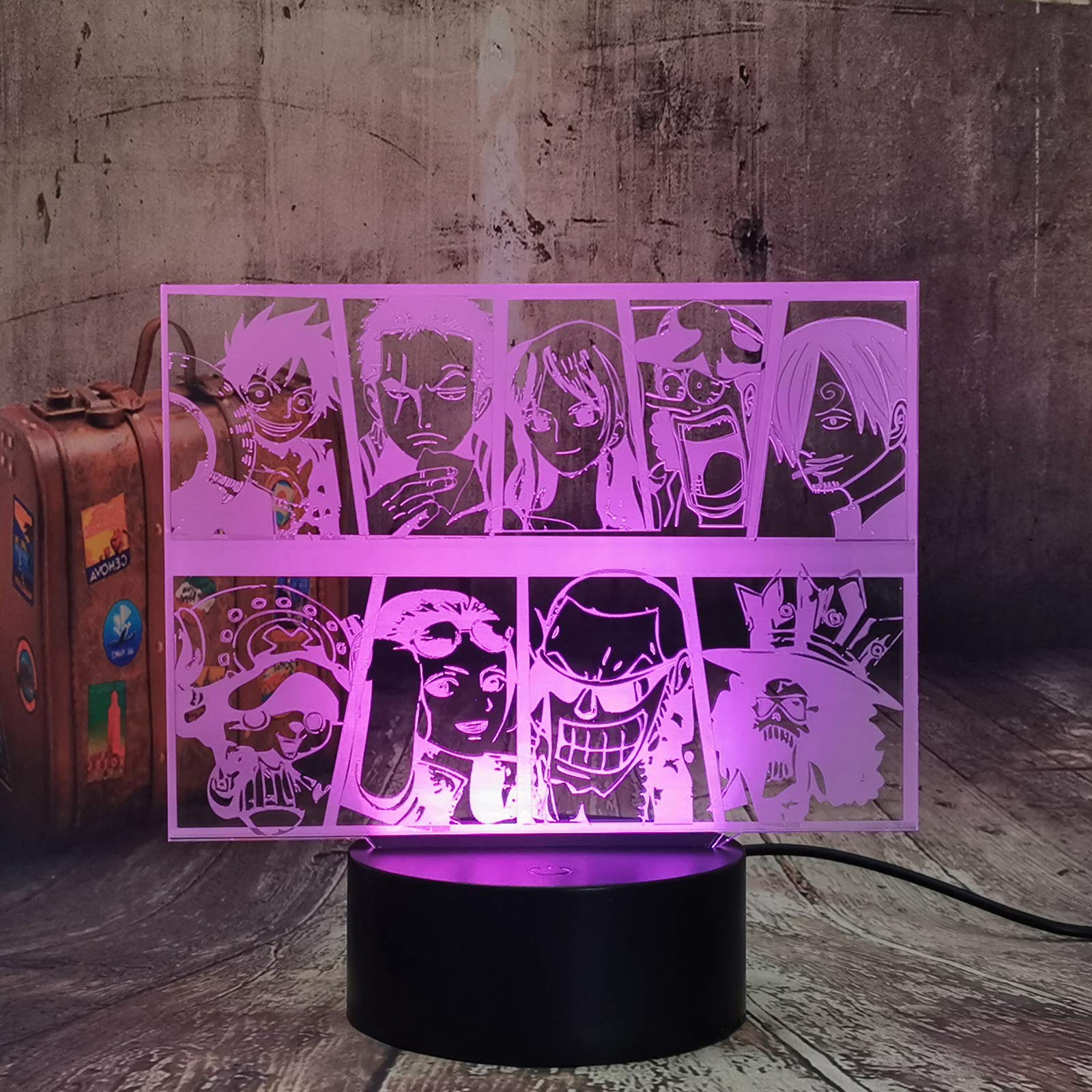 Buy One Piece Team Night Light One Piece Manga Figure Luffy Sanji Zoro