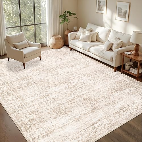 5x7 Area Rugs Living Room Rug: Washable Vintage Boho Rug