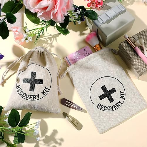 Miniatura 5 de Boao Paquete de 20 bolsas de regalo, decoraciones para despedida de soltero, despedidas de soltera con cordón, suministros de boda para despedida