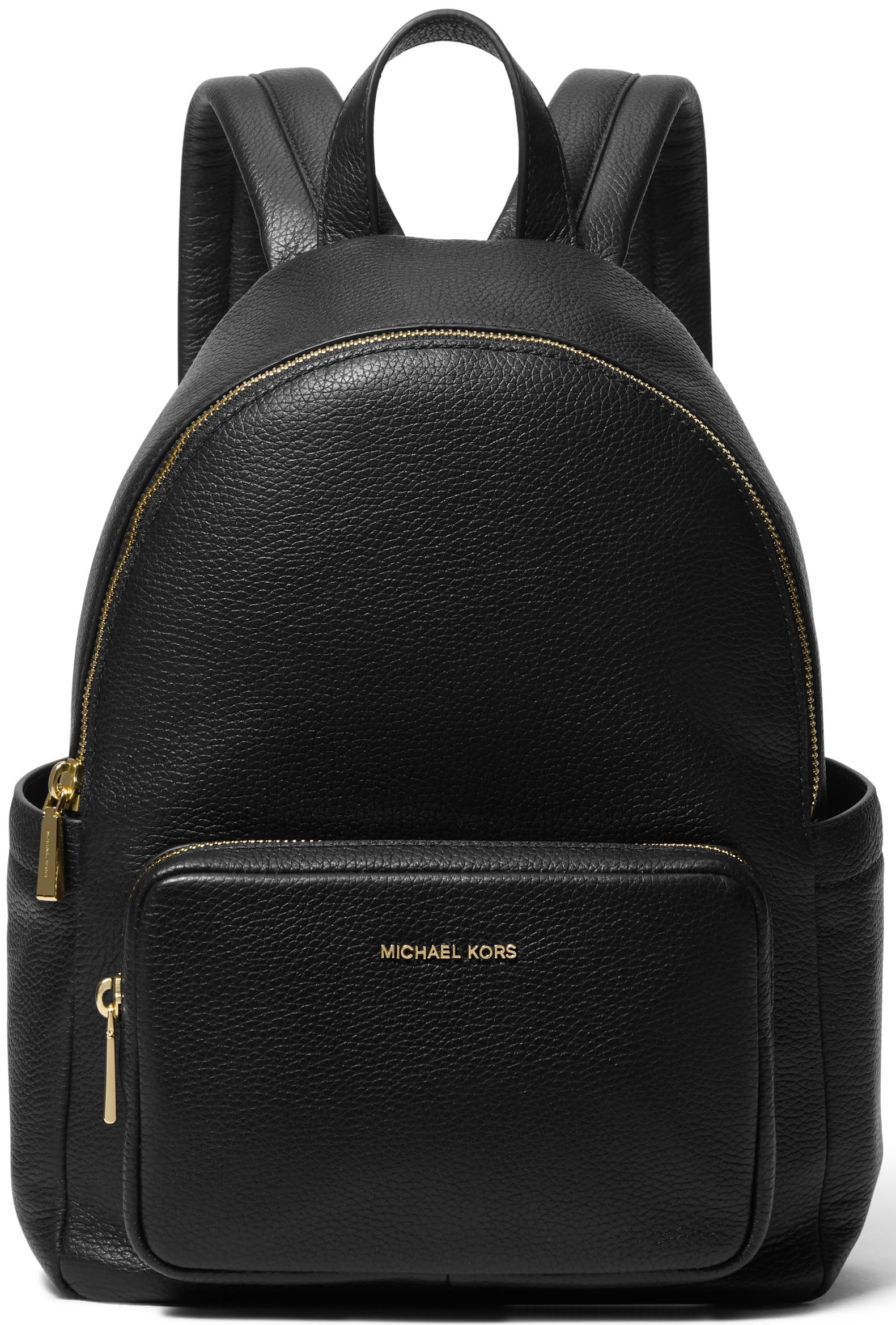 Michael Kors Women's Black Tanner Medium Pebbled Leather Backpack - Backpacks - One Size - Bags