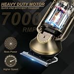 Scttomon Professional Hair Clipper for Men Hair Cutting Kit Men's Beard Trimmer Hair Trimmer Shaver Cordless Barber Clippers and Trimmers Set Bronze