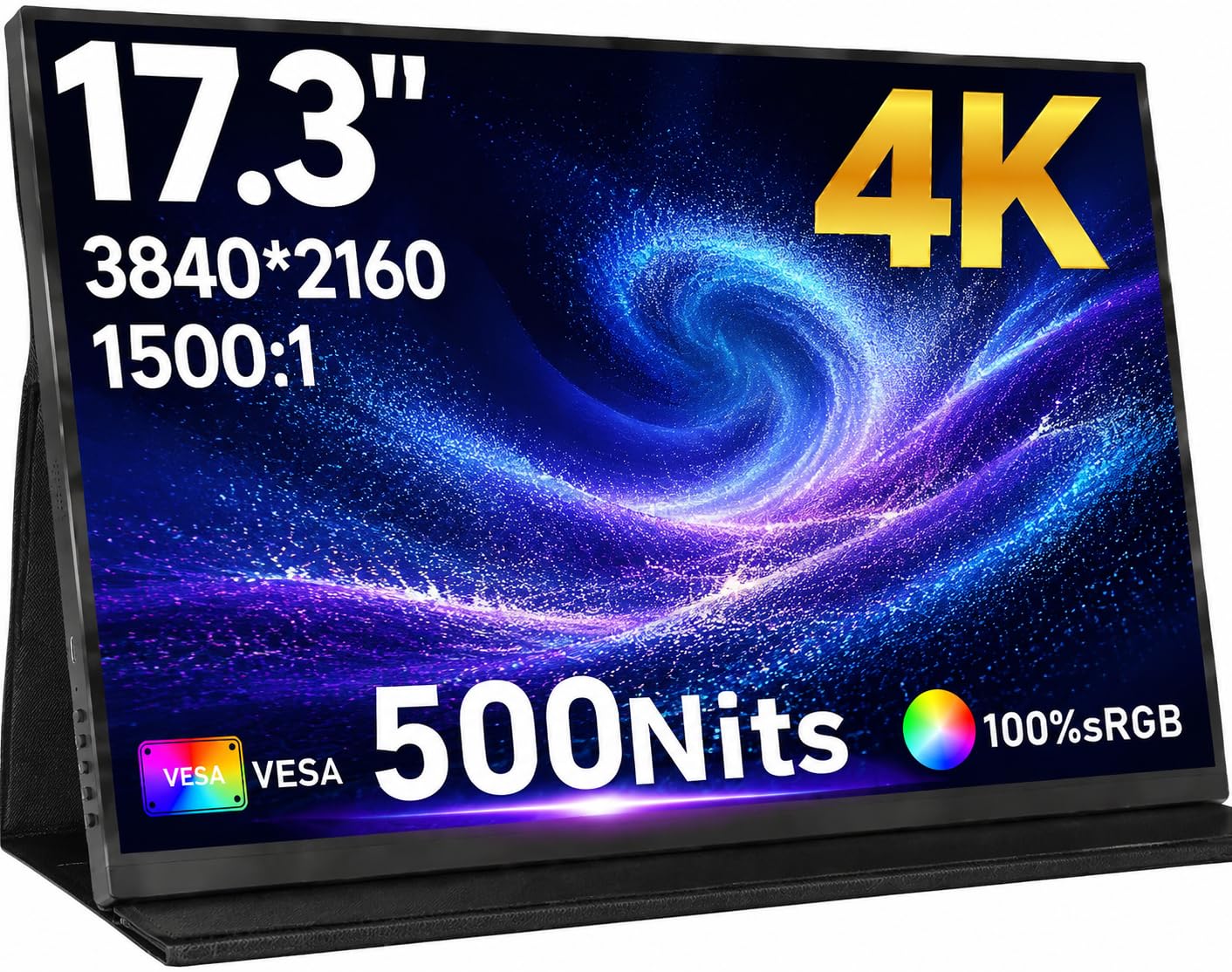 Amazon.com: ZSCMALLS 17.3'' 4K Portable Monitor for Laptop, 3840P
