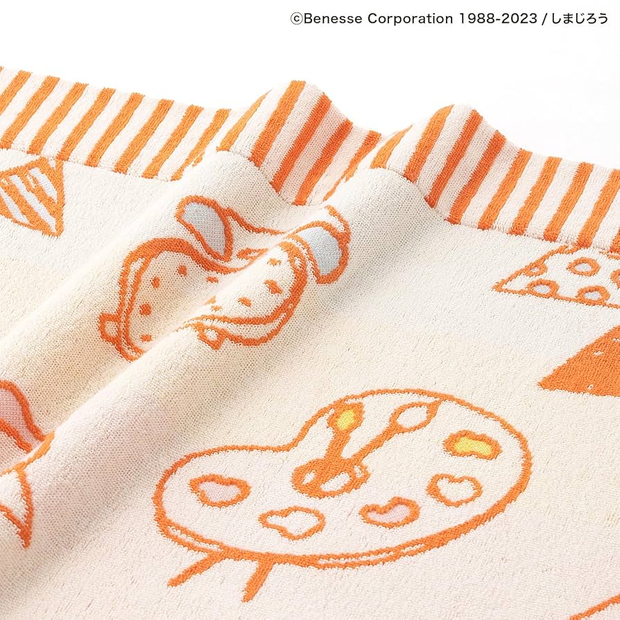 Amazon.co.jp: しまじろう shimajiro フラッグ お昼寝タオル