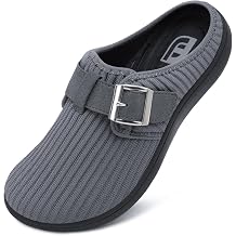 JOINFREE Womens Wide Slippers Adjustable Diabetic Mules Slip on House Clogs