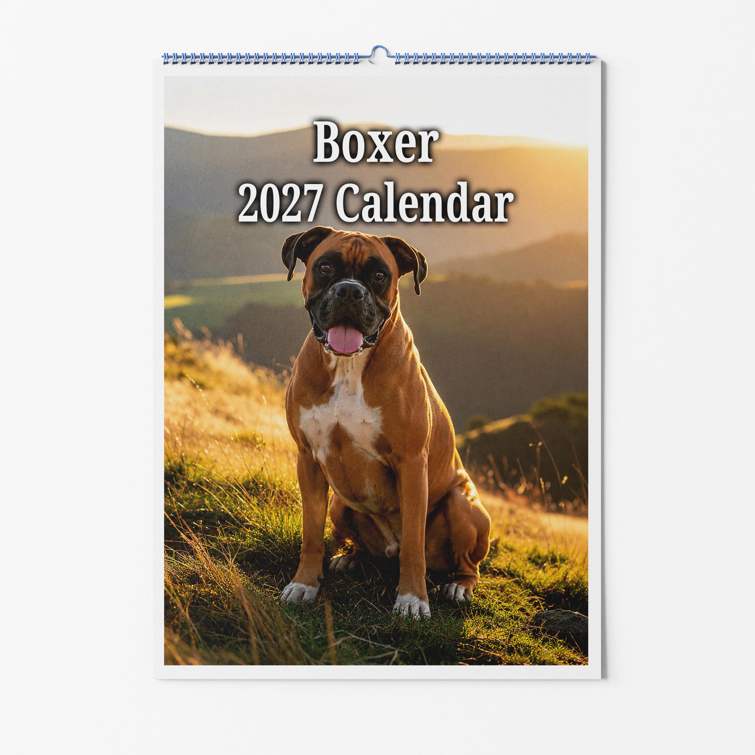 Party People A4 Wall Calendar - Boxer Dog 2027 โ image 1