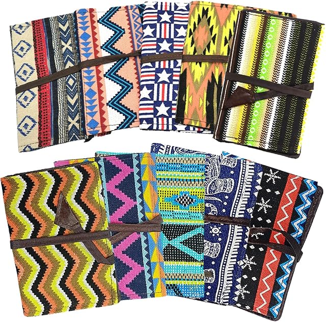 LYTIVAGEN 1 PCS Tobacco Pouch Linen Tobacco Case Vintage Cigarette Case Multifunctional Cigarette Holder Case Portable Smoking Mini Wallet for Cigarettes Rolling Tobacco Lighter (Random Style)