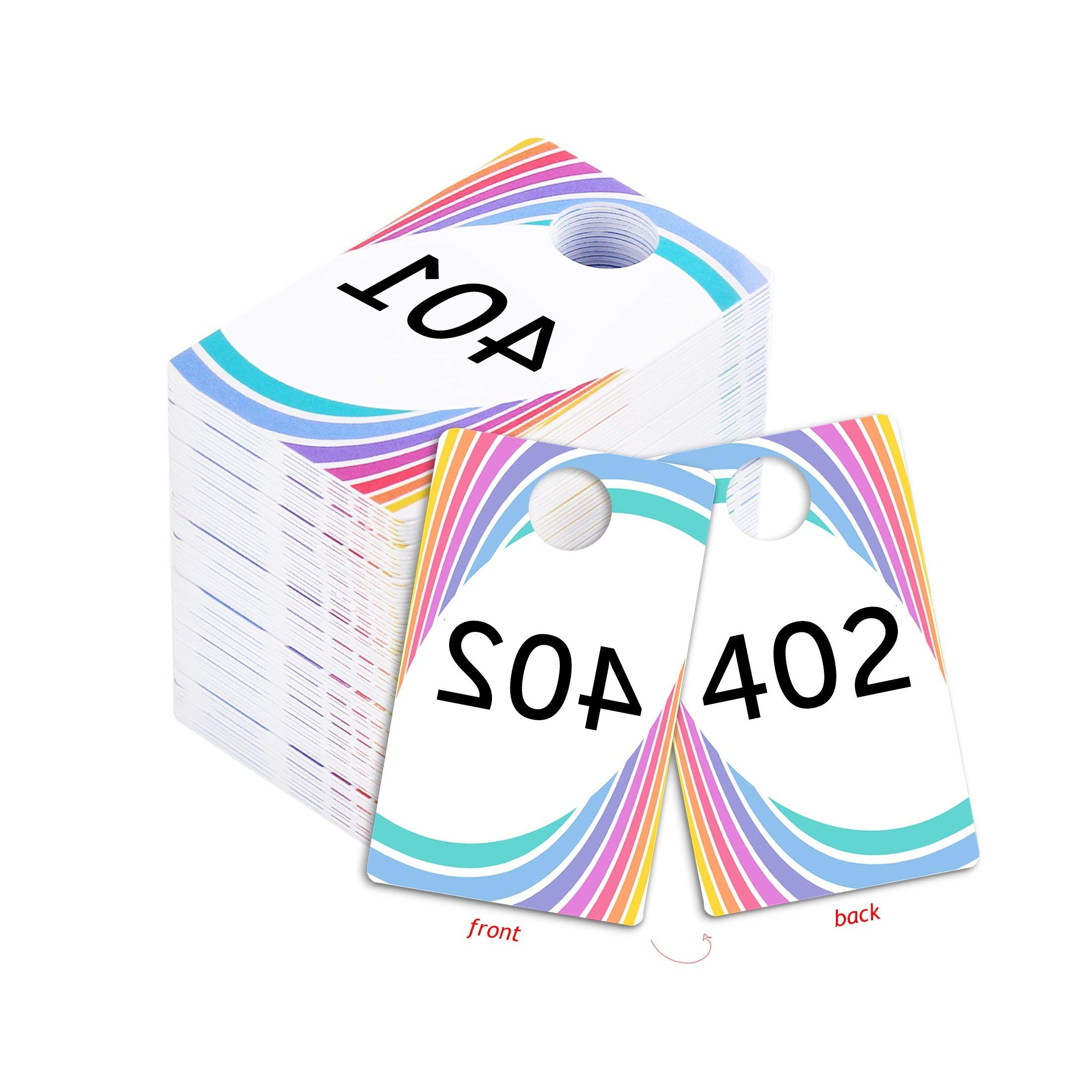 live sale plastic tags 001 999 number series reusable normal and reverse mirror image hanger cards select a set of 100 numbers 401 500 buy online 67206542