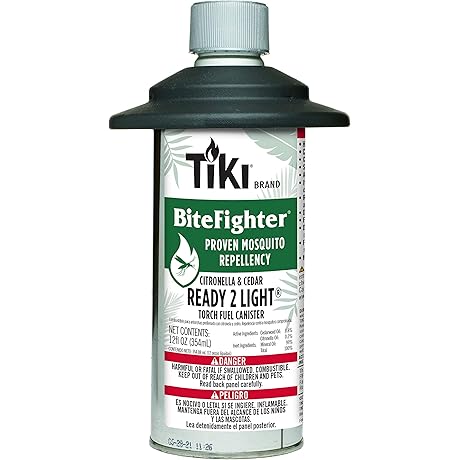 Tiki Brand BiteFighter Torch Fuel: Mosquito-Repelling Illumination for Outdoor Enjoyment