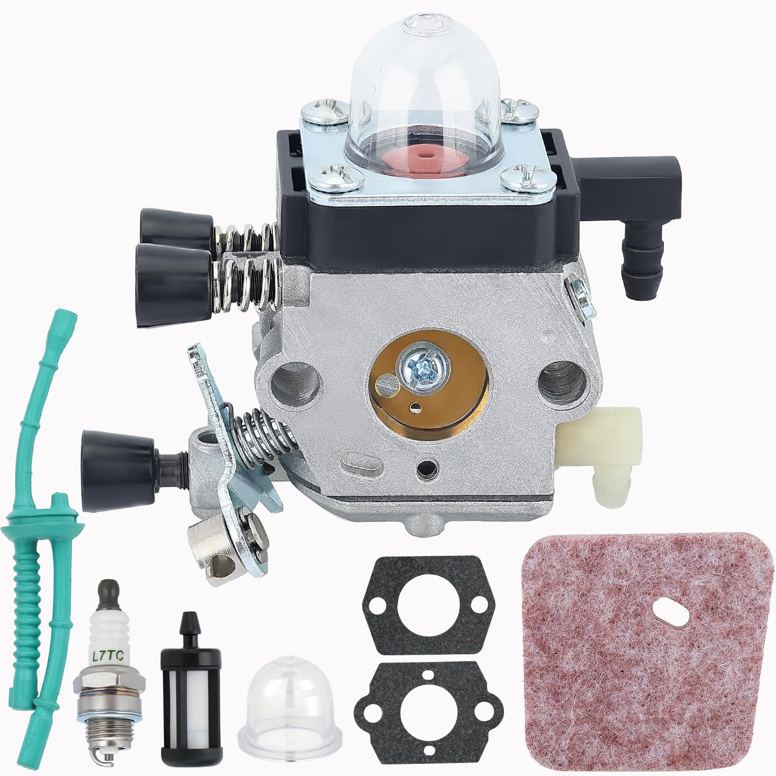 8pcs STIHL FS38 HL45 HS45 KM55 FC55 FS45 FS46C C1Q-S186 Bougie D'allumage Filtre Filtre Filtre à - Foto 11